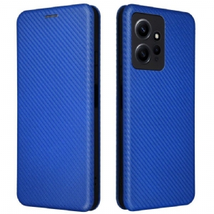 Etui Na Telefon do Xiaomi Redmi Note 12 4G Etui Folio Włókno Węglowe