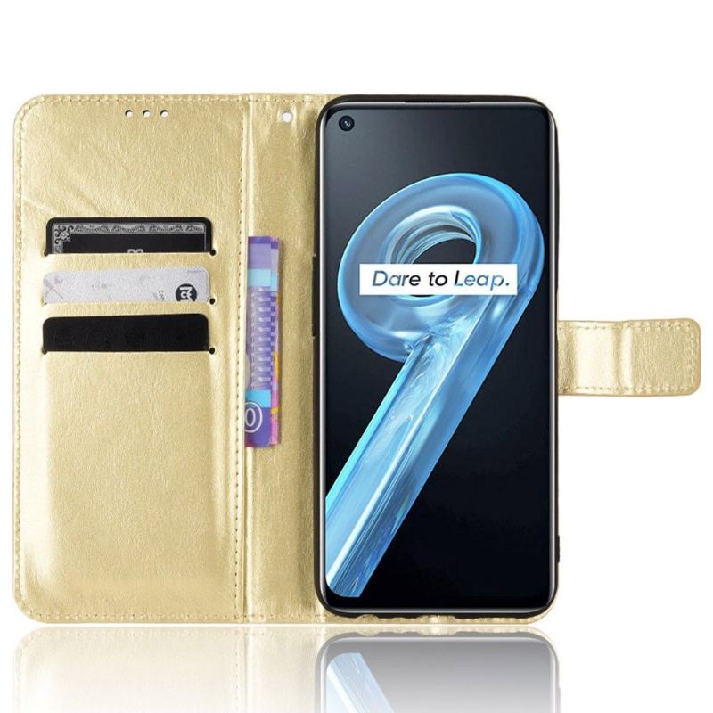 Etui Folio do Realme 9i Etui Z Imitacji Skóry