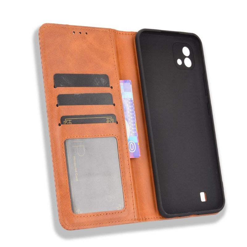 Case do Realme C11 2021 Biznes Cirénius Style Skóra