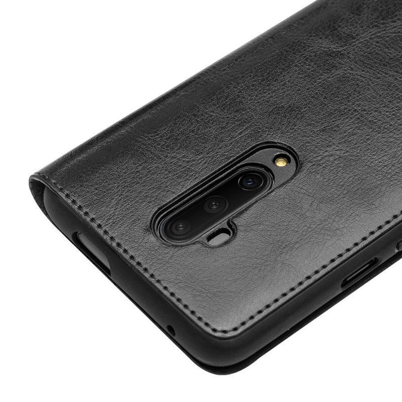 Etui do OnePlus 7T Pro Klasyczna Ręcznie Robiona Skóra Naturalna