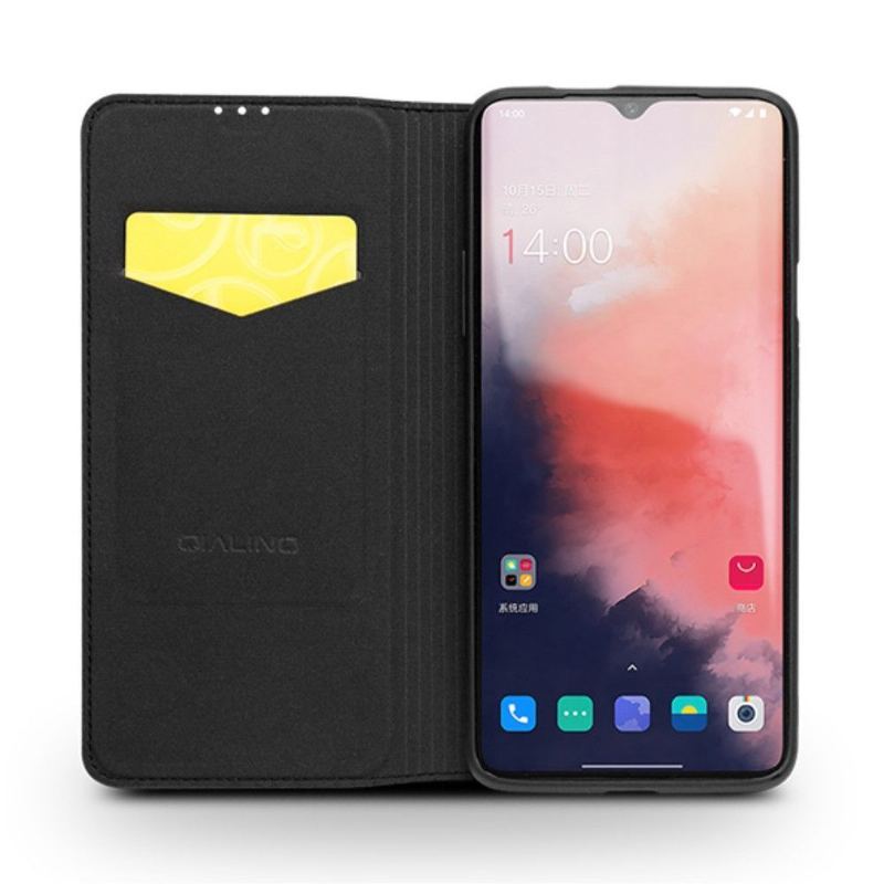 Etui do OnePlus 7T Pro Klasyczna Ręcznie Robiona Skóra Naturalna