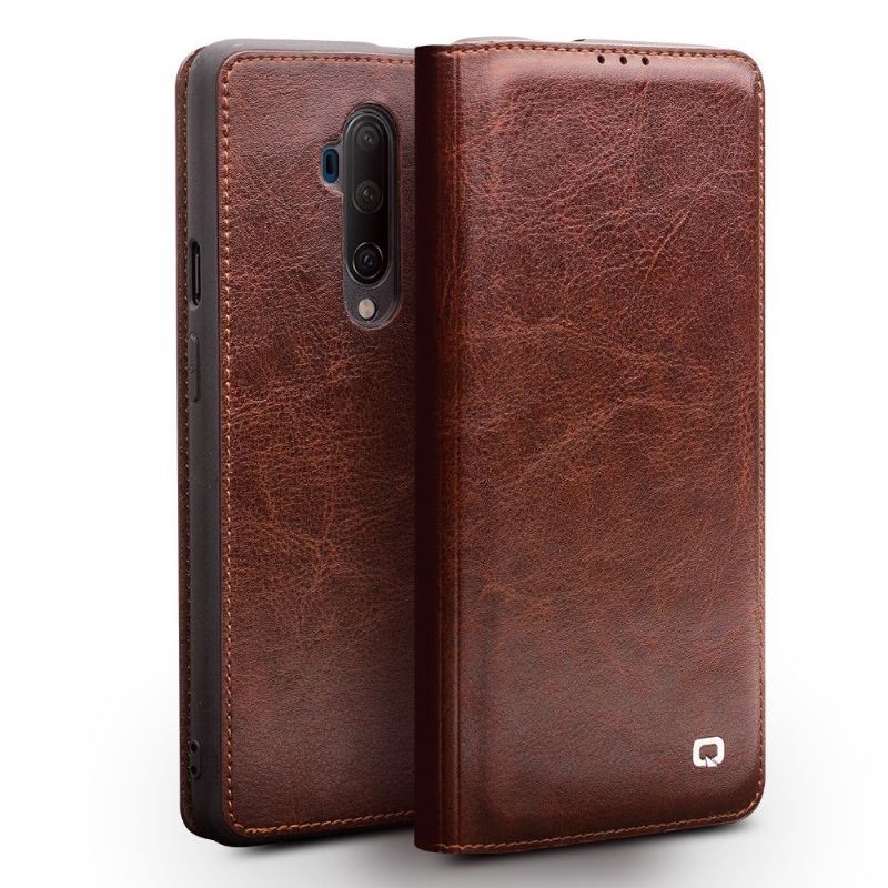 Etui do OnePlus 7T Pro Klasyczna Ręcznie Robiona Skóra Naturalna