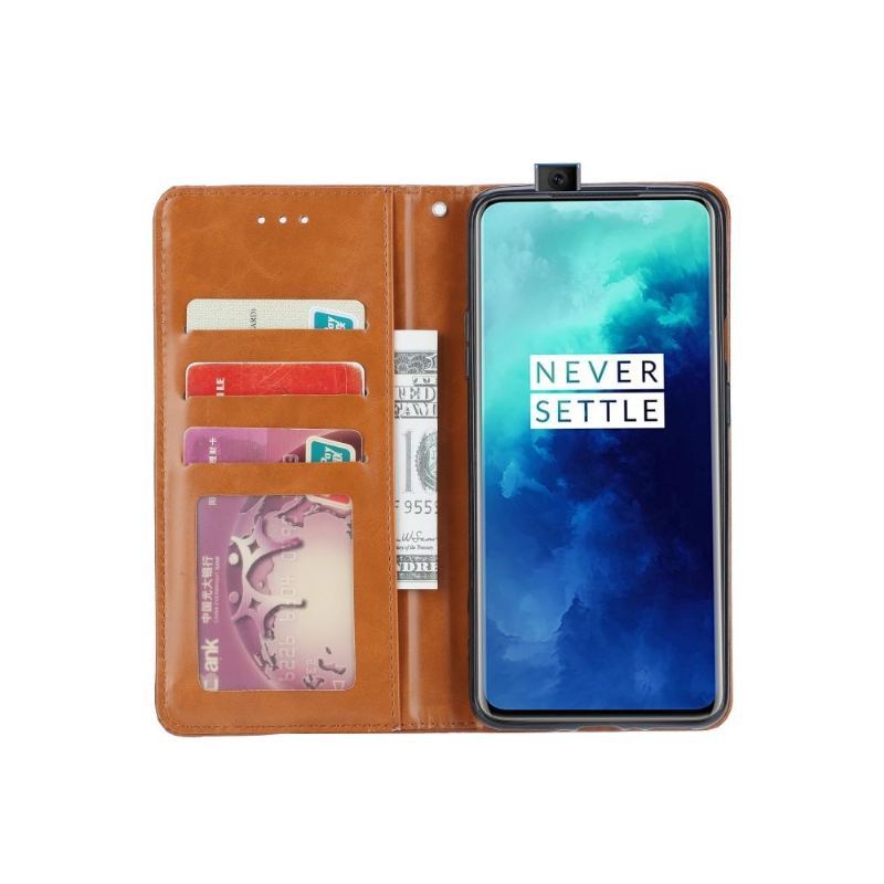 Etui Na Telefon Pokrowce do OnePlus 7T Pro Biznes Skórzany Pokrowiec Na Efekt