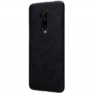 Skórzany Futerał do OnePlus 7T Pro Anti-fall Nillkin Qin Faux Leather