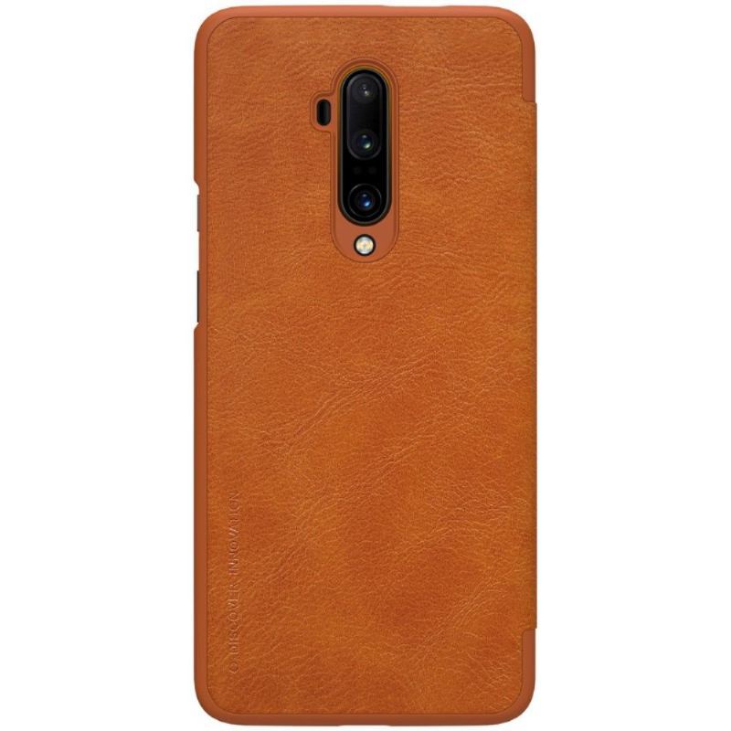 Skórzany Futerał do OnePlus 7T Pro Anti-fall Nillkin Qin Faux Leather