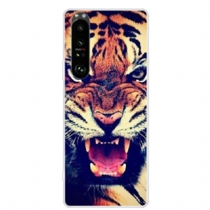 Etui do Sony Xperia 1 III Anti-fall Fierce Tiger