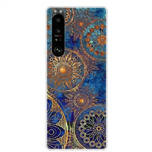 Etui do Sony Xperia 1 III Biznes Retro Mandala