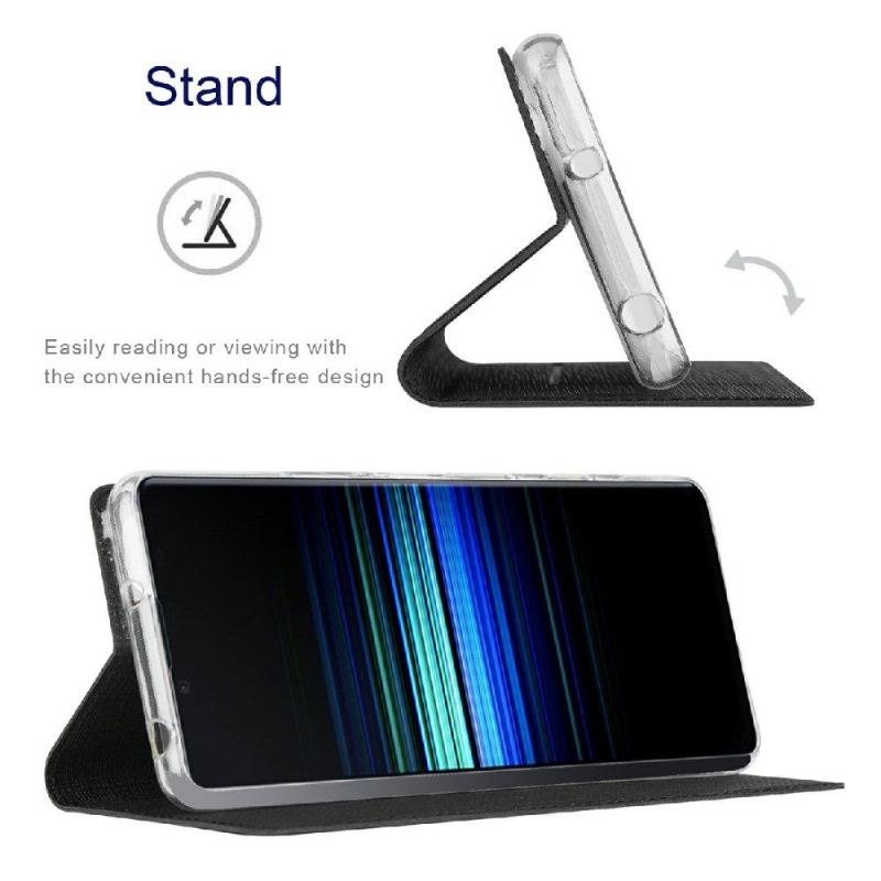 Etui do Sony Xperia 1 III Obrzeża Braces Support Function