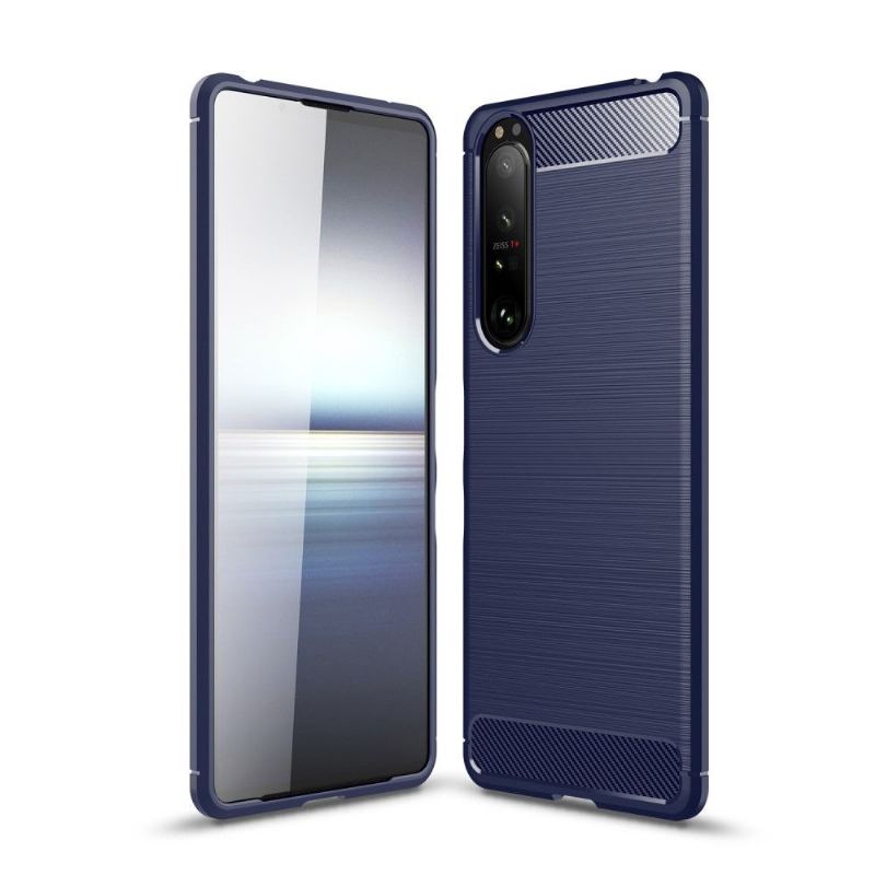 Etui do Sony Xperia 1 III Silikonowy Efekt Szczotkowania