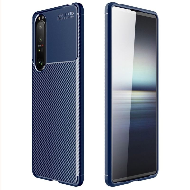 Etui do Sony Xperia 1 III Styl Włókna Węglowego