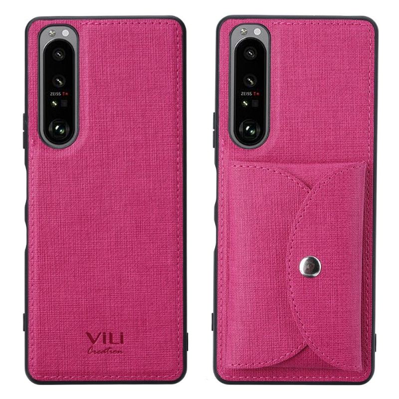 Etui do Sony Xperia 1 III Vili Cross Magnetyczny Uchwyt Na Karty