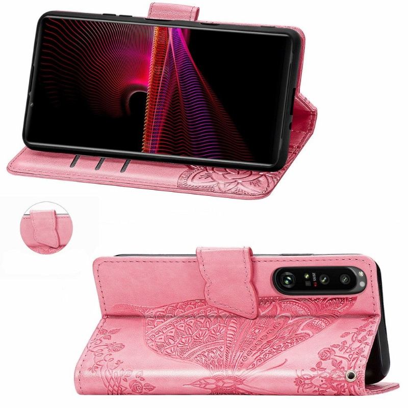 Etui Folio do Sony Xperia 1 III Motyl Ulga