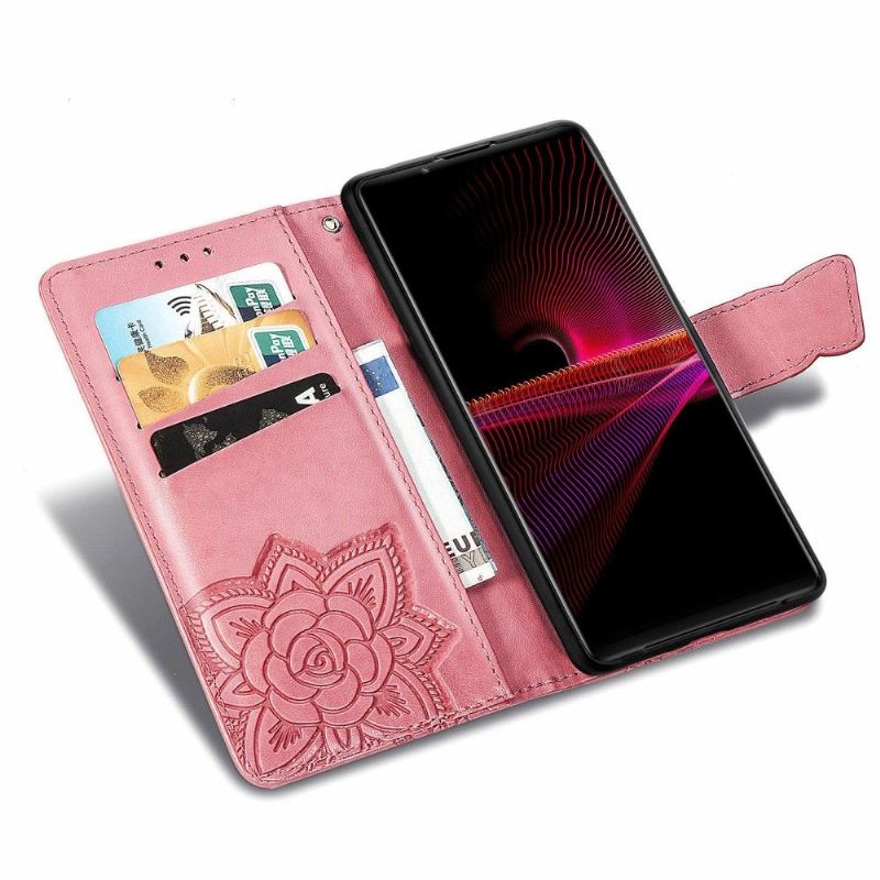 Etui Folio do Sony Xperia 1 III Motyl Ulga