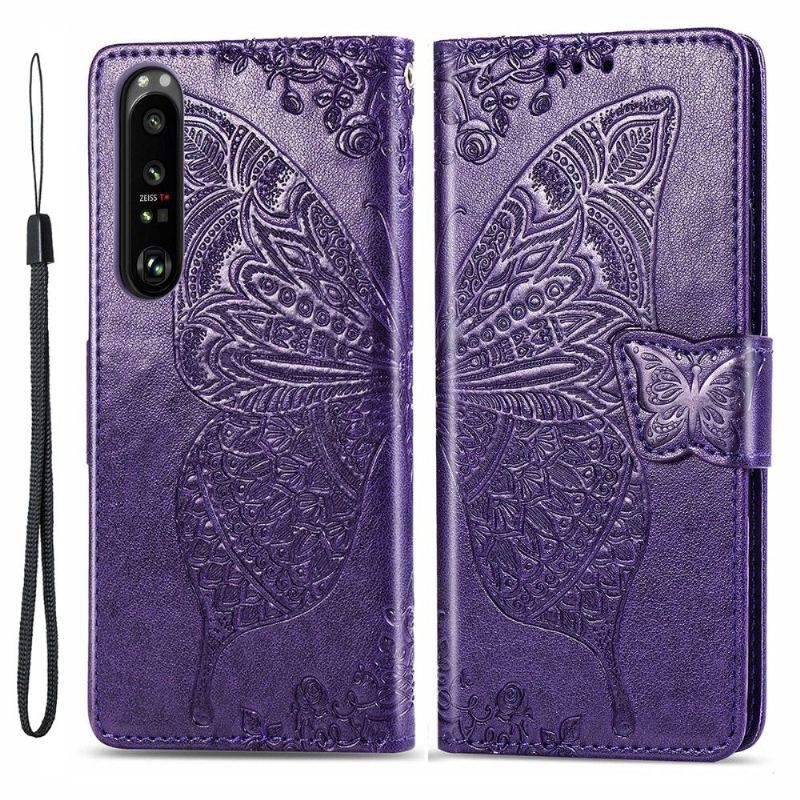 Etui Folio do Sony Xperia 1 III Motyl Ulga