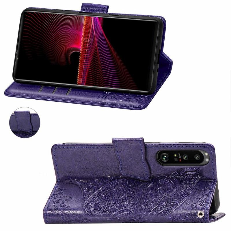 Etui Folio do Sony Xperia 1 III Motyl Ulga