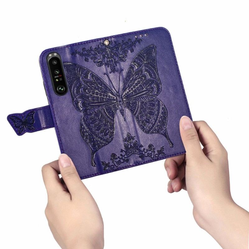 Etui Folio do Sony Xperia 1 III Motyl Ulga