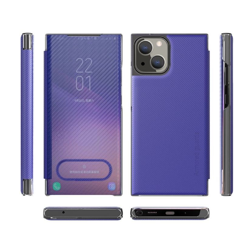 Etui Na Telefon do Samsung Galaxy M12 Etui Folio Włókno Węglowe