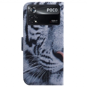 Etui do Poco X4 Pro 5G Biały Tygrys