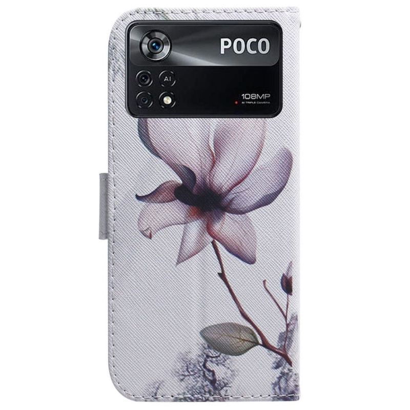 Etui do Poco X4 Pro 5G Dziki Kwiat