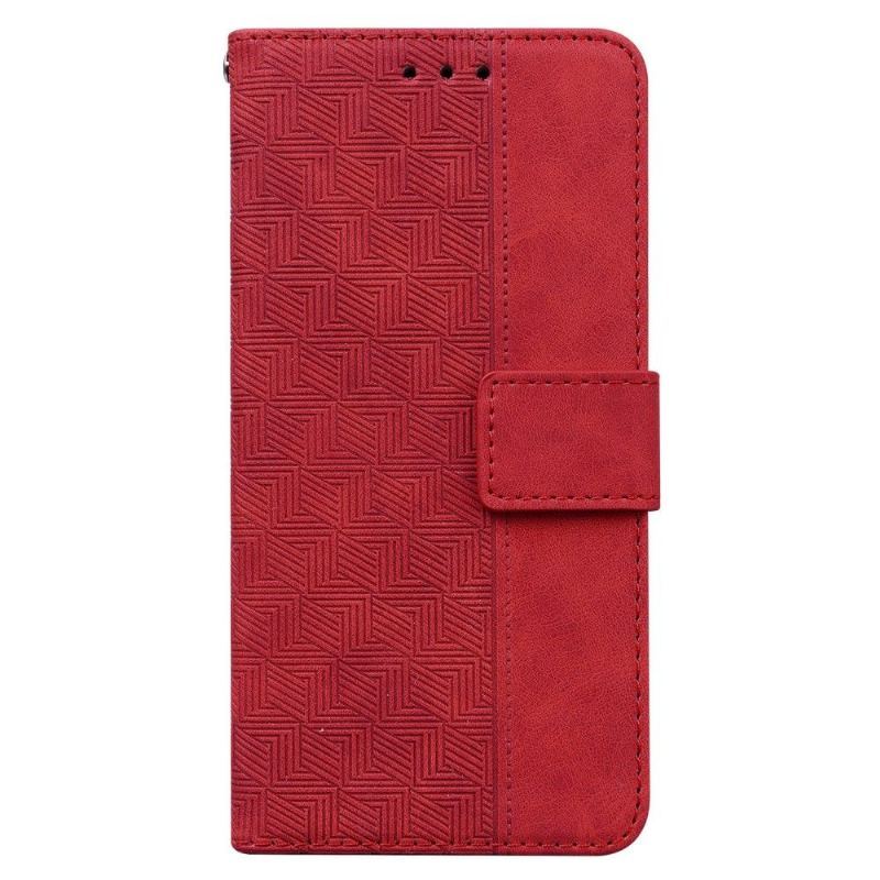 Etui do Poco X4 Pro 5G Obrzeża Etui Folio Folio Paski Ze Sztucznej Skóry