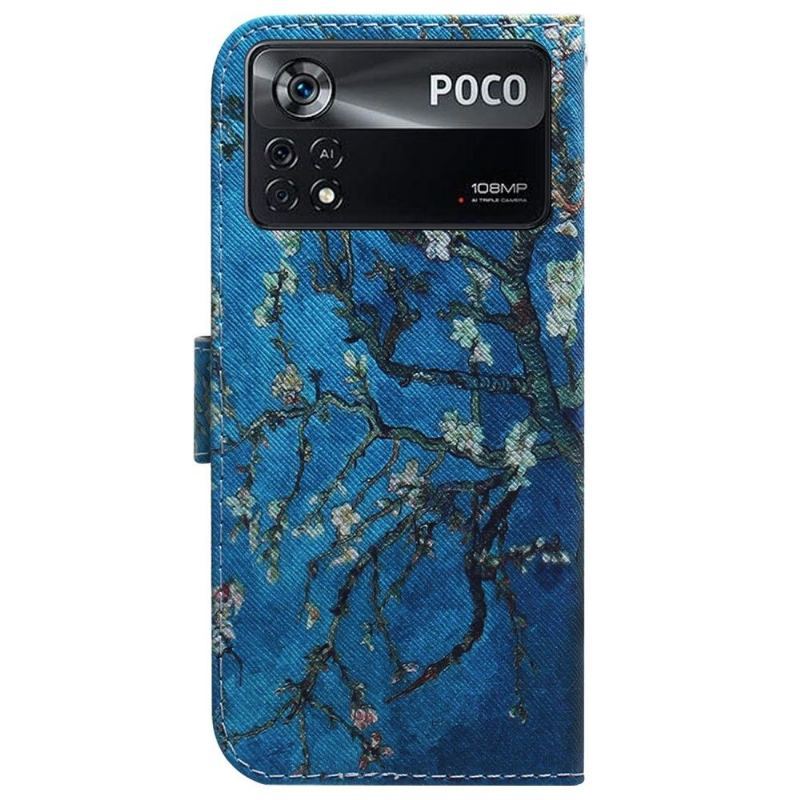 Etui do Poco X4 Pro 5G Obrzeża Kwiat Migdałów