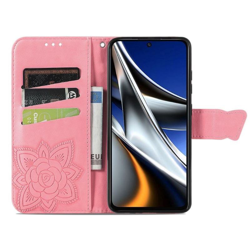 Etui Folio do Poco X4 Pro 5G Motyl Ulga