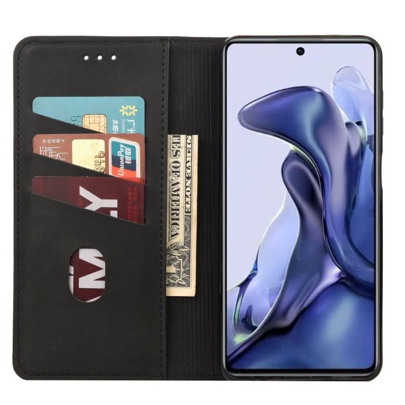 Etui Folio do Poco X4 Pro 5G Obrzeża Portfel Skórzany Futerał Folio Portfel Z Efektem Skóry