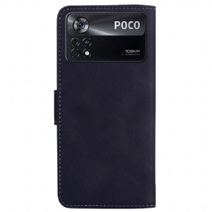 Etui Folio do Poco X4 Pro 5G Romane Miękki Dotyk