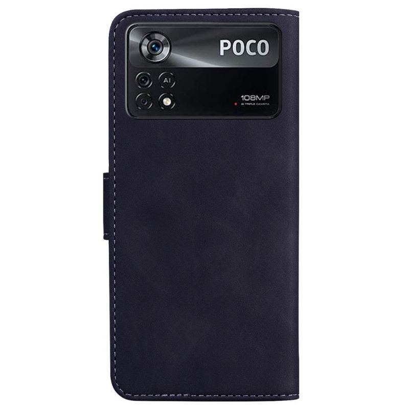 Etui Folio do Poco X4 Pro 5G Romane Miękki Dotyk