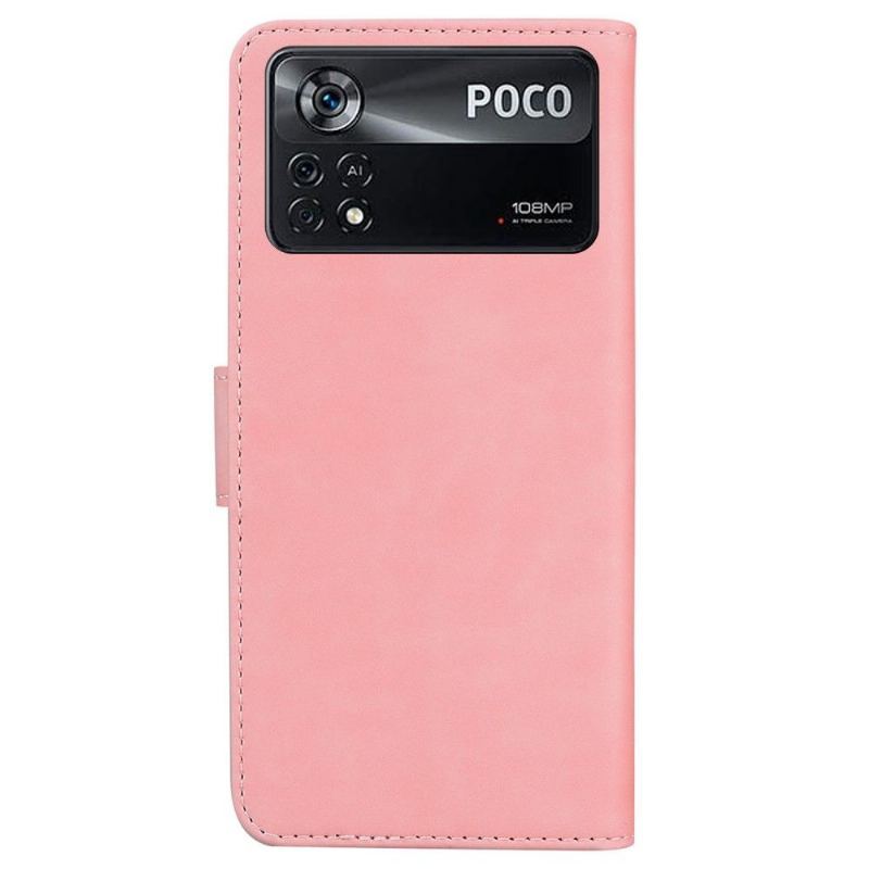 Etui Folio do Poco X4 Pro 5G Romane Miękki Dotyk