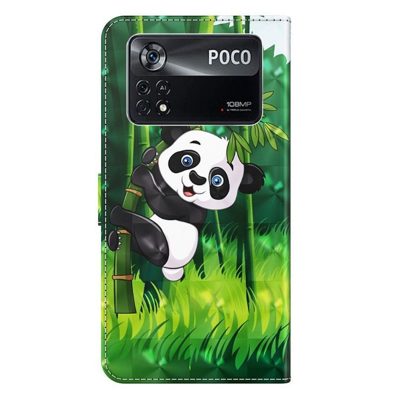 Etui Na Telefon Pokrowce do Poco X4 Pro 5G Biznes Panda Perched