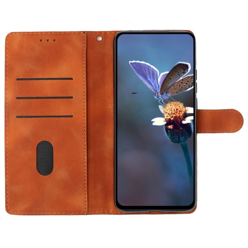 Etui Folio Google Pixel 9 Efekt Kwiatowego Zamszu Etui Ochronne