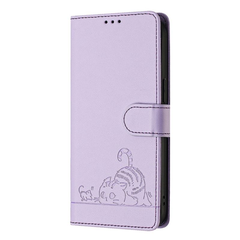 Etui Folio Google Pixel 9 Kot I Mysz Etui Ochronne