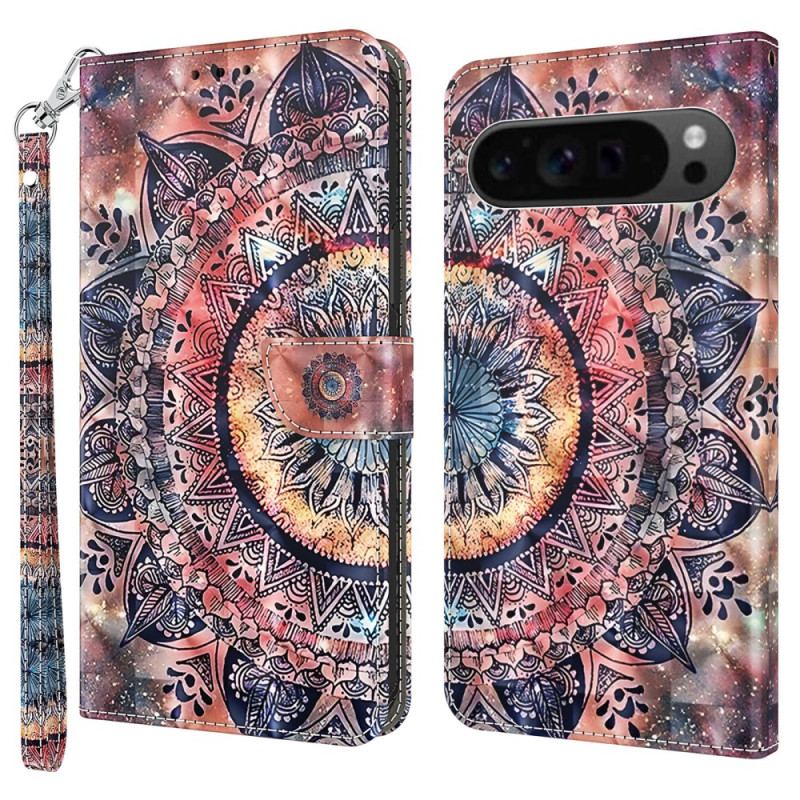 Obudowa Google Pixel 9 Etui Na Telefon Kolorowa Mandala Z Paskiem