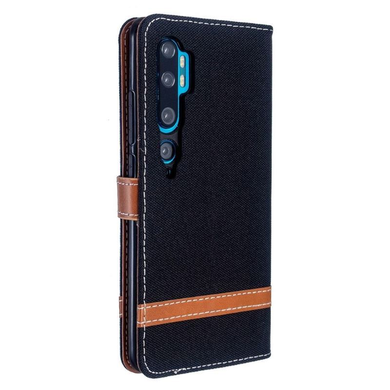 Etui do Xiaomi Mi Note 10 / 10 Pro Obrzeża Etui Folio Pokrowiec Z Tkaniny