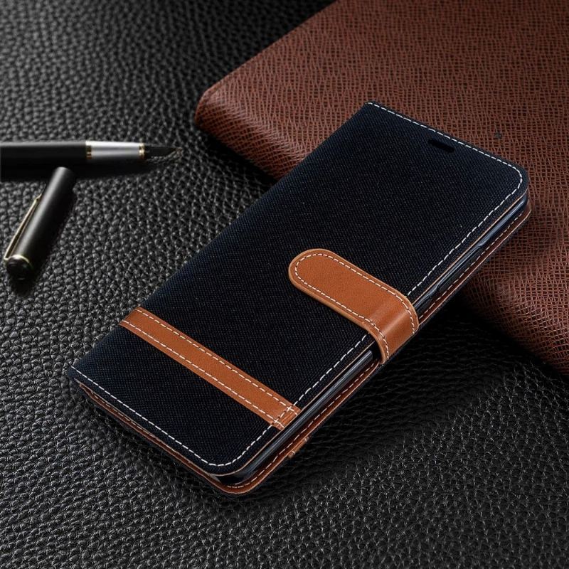 Etui do Xiaomi Mi Note 10 / 10 Pro Obrzeża Etui Folio Pokrowiec Z Tkaniny