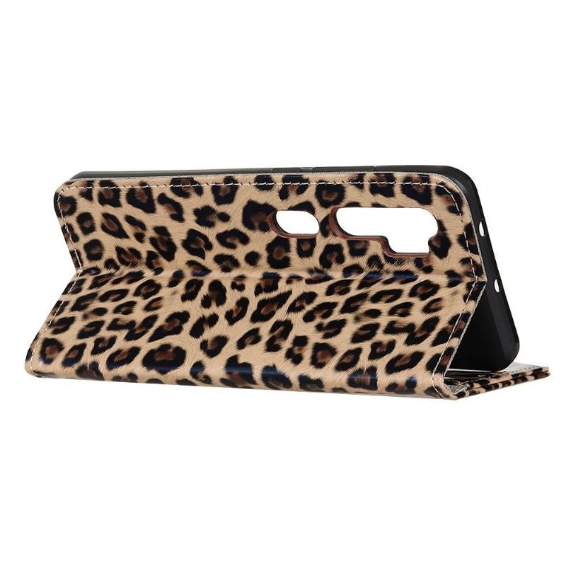 Etui Folio do Xiaomi Mi Note 10 / 10 Pro Leopard Style Skóra