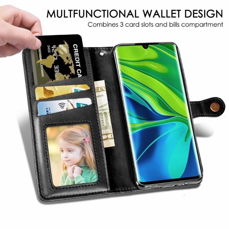 Etui Folio do Xiaomi Mi Note 10 / 10 Pro Obrzeża Indila Sztuczna Skóra