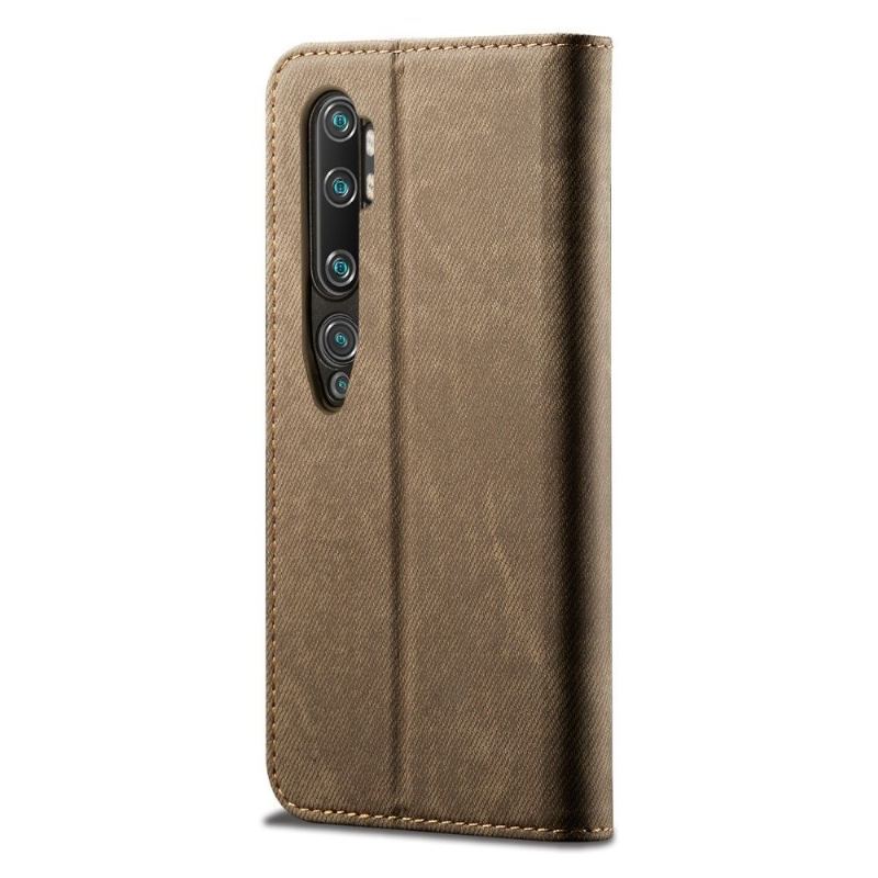 Etui Na Telefon Pokrowce do Xiaomi Mi Note 10 / 10 Pro Biznes Styl Dżinsy Ze Sztucznej Skóry