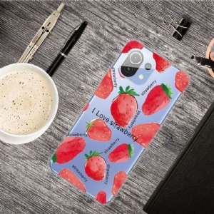 Etui do Xiaomi Mi 11 Biznes Truskawka