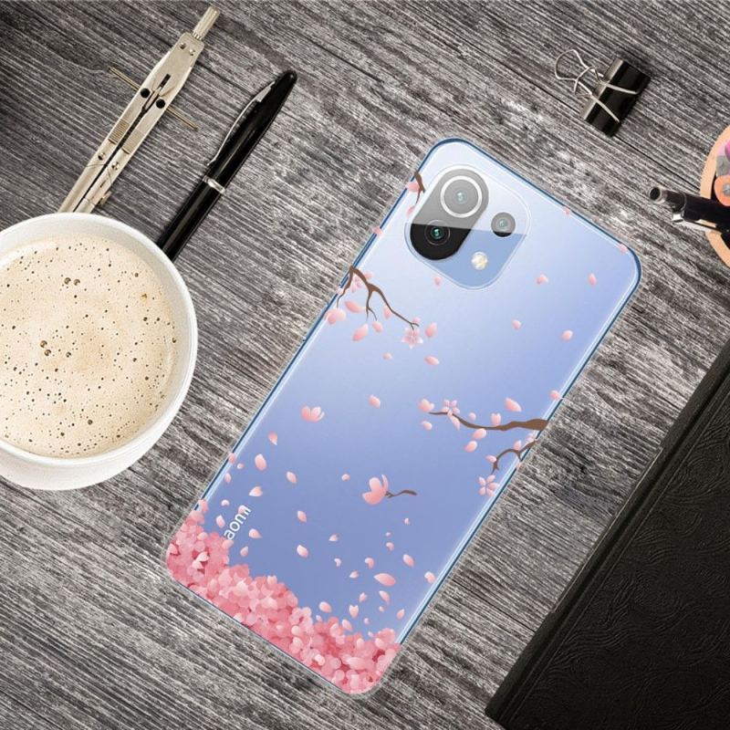 Etui do Xiaomi Mi 11 Różowy Kwiat