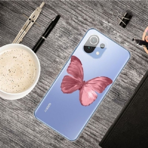 Futerały do Xiaomi Mi 11 Różowy Motyl