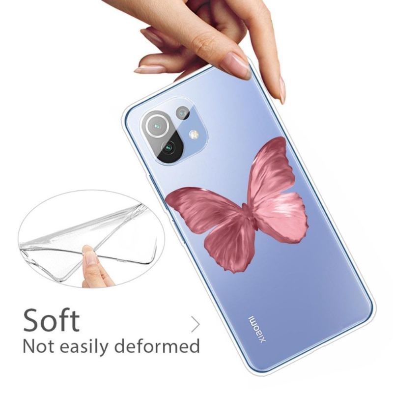 Futerały do Xiaomi Mi 11 Różowy Motyl