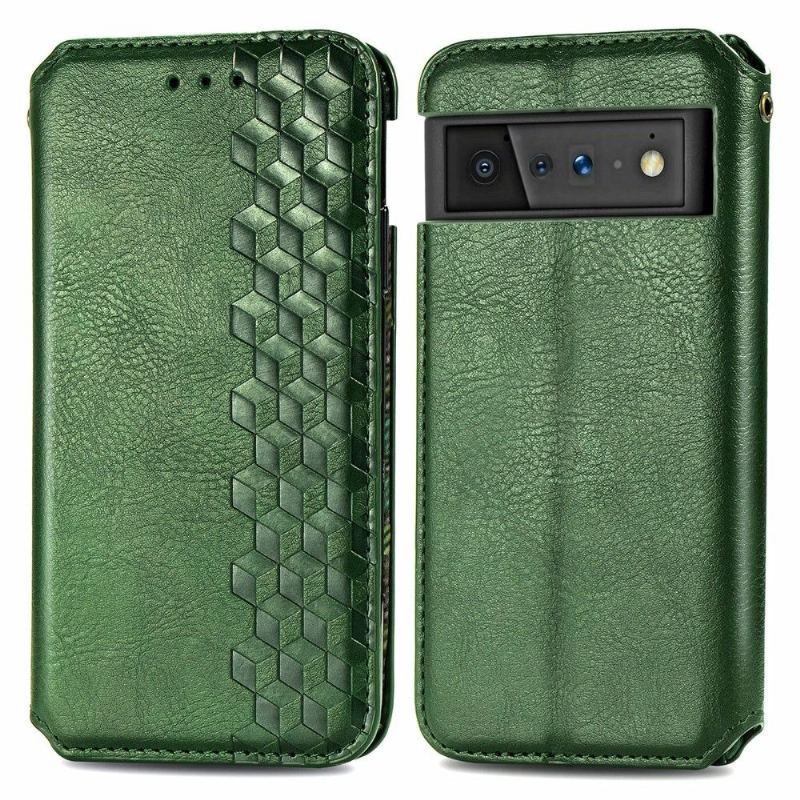 Etui Folio do Google Pixel 6 Classic Kub Design Posiadacz Karty