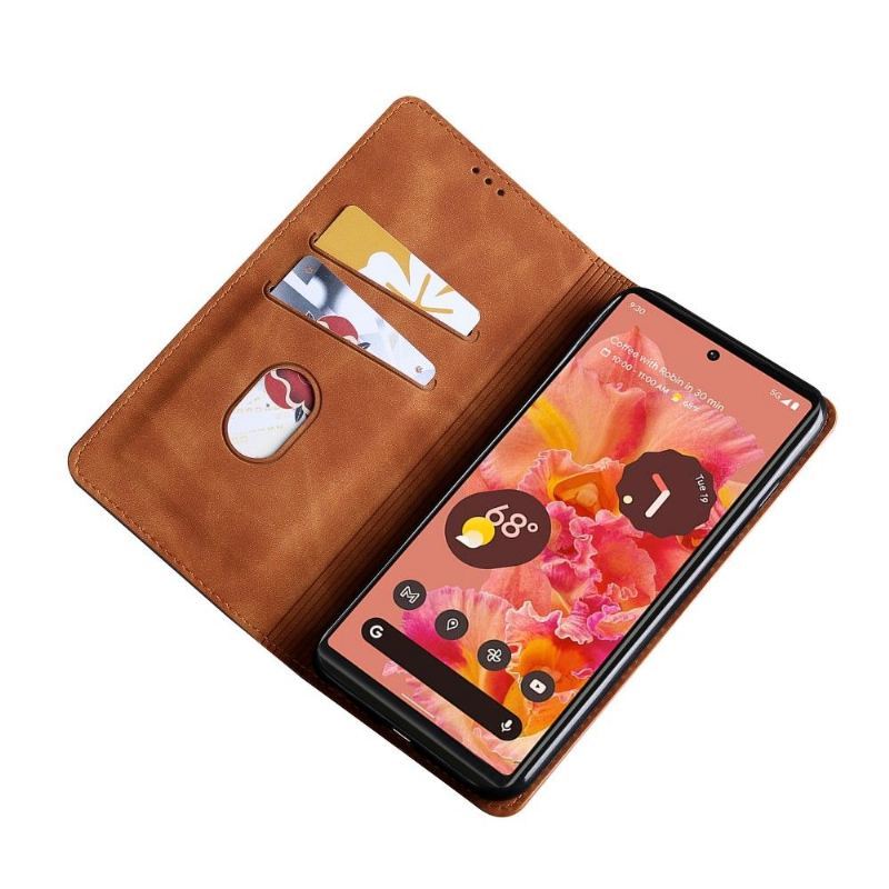 Etui Folio do Google Pixel 6 Classic Lea Premium