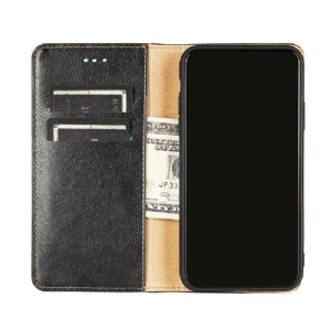 Etui Na Telefon do Google Pixel 6 Classic Etui Folio Czysta Sztuczna Skóra