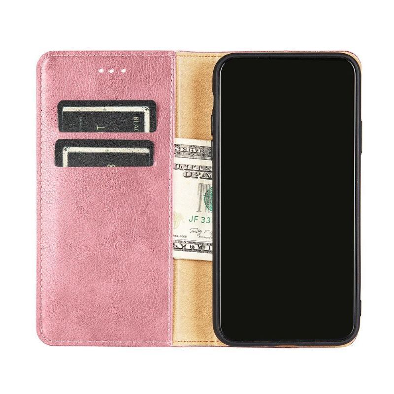 Etui Na Telefon do Google Pixel 6 Classic Etui Folio Czysta Sztuczna Skóra