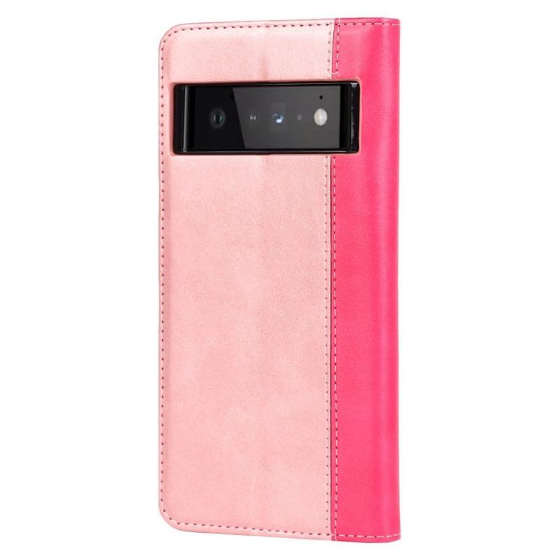 Obudowa Etui Na Telefon do Google Pixel 6 Etui Folio Bicolor Posiadacz Karty Klapki