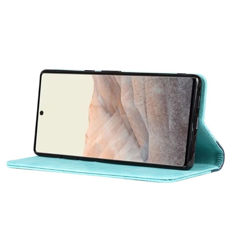 Obudowa Etui Na Telefon do Google Pixel 6 Etui Folio Bicolor Posiadacz Karty Klapki