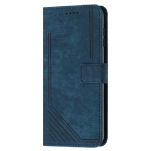 Etui Folio Do Sony Xperia 10 Vi Linie Paska